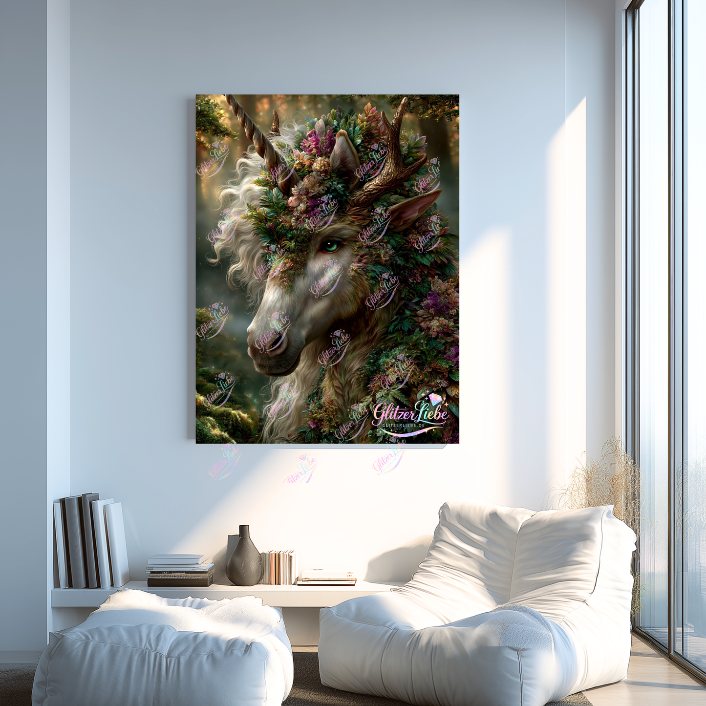 Diamond Painting "Geist der Fantasiewelt" byManuVany A.i (Waldgeister-Serie mit @maggie), 60x80 cm, 188 Farben, Vorbestellung