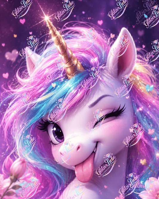 Diamond Painting "Glitzerzicke" by tiki_DIAMONDS.ai in 40x70 cm, 124  Farben, Vorbestellung