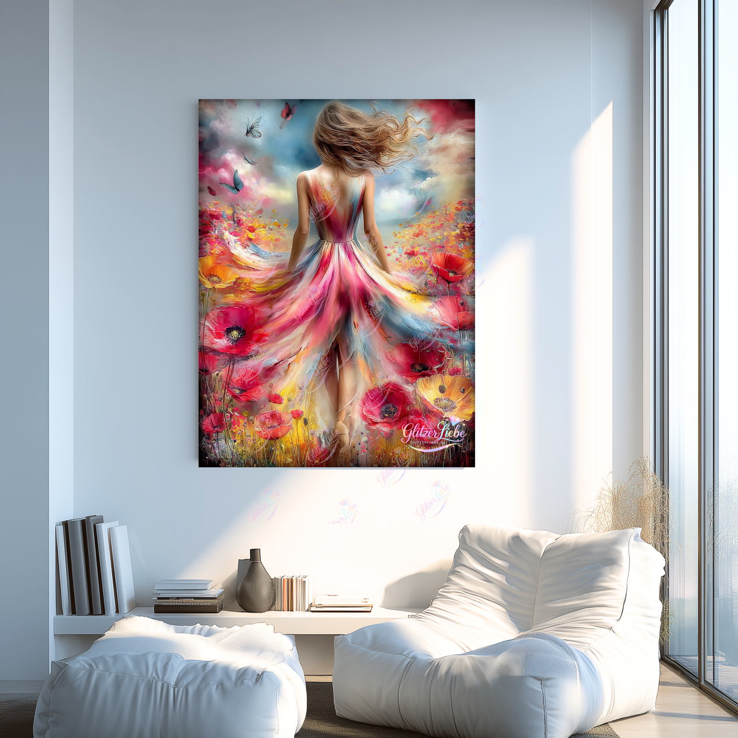 Diamond Painting "Farben des Herzens" by CleoDora 80x105 cm, 332 Farben, Vorbestellung