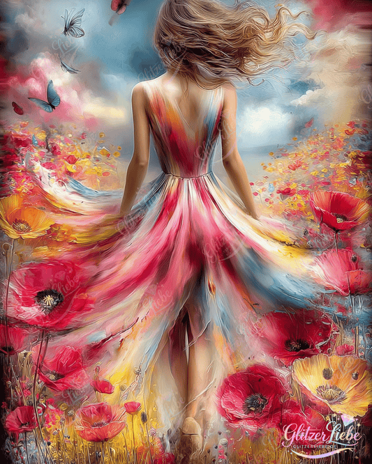Diamond Painting "Farben des Herzens" by CleoDora 80x105 cm, 332 Farben, Vorbestellung
