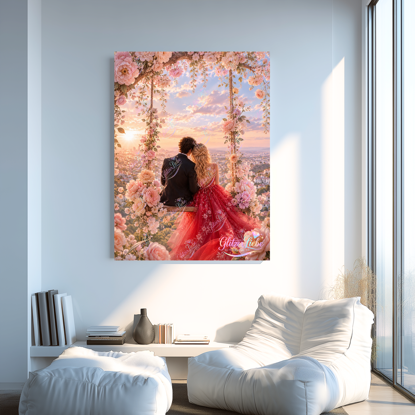 Diamond Painting "Ewiger Augenblick" by Tina, 70x90 cm, 210 Farben, Vorbestellung