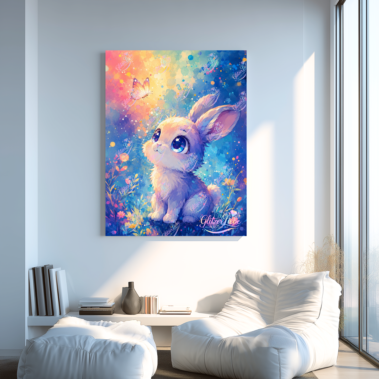 Diamond Painting "Traumhüpfer" by tiki_DIAMONDS.ai in 40x70 cm, 119  Farben, Vorbestellung