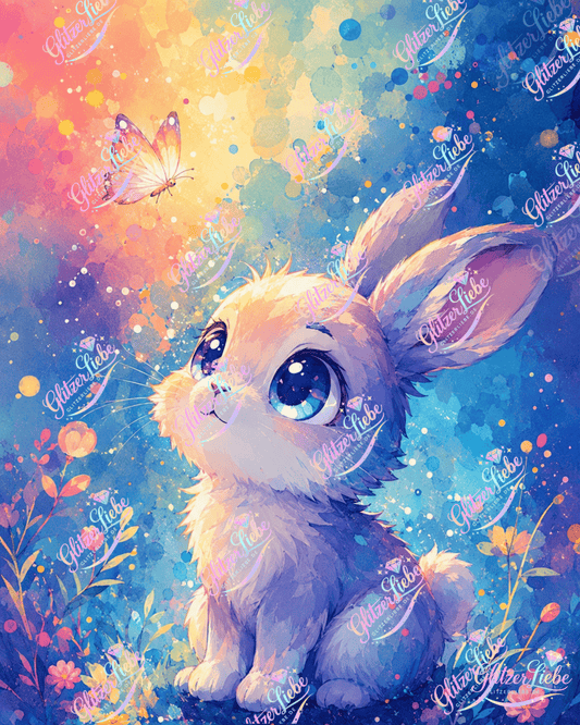 Diamond Painting "Traumhüpfer" by tiki_DIAMONDS.ai in 40x70 cm, 119  Farben, Vorbestellung