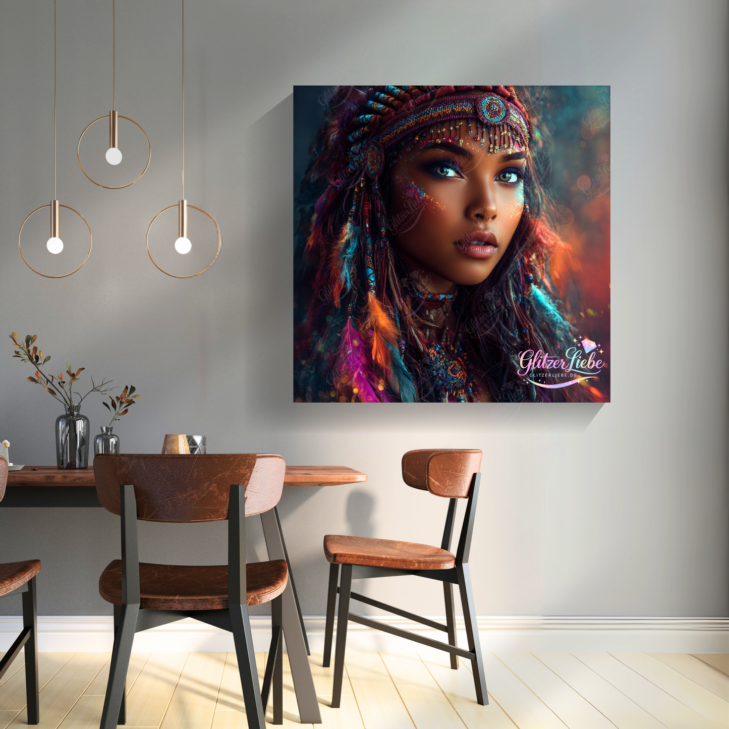 Diamond Painting "Spirit of light" 60x60, 80 Farben, Vorbestellung