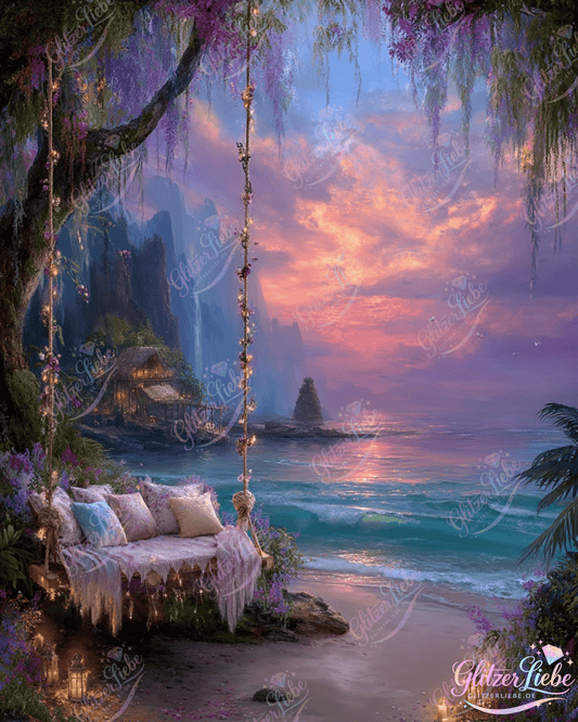 Diamond Painting "Küstenzauber" by Maggie, 75x110 cm, 201 Farben, Vorbestellung