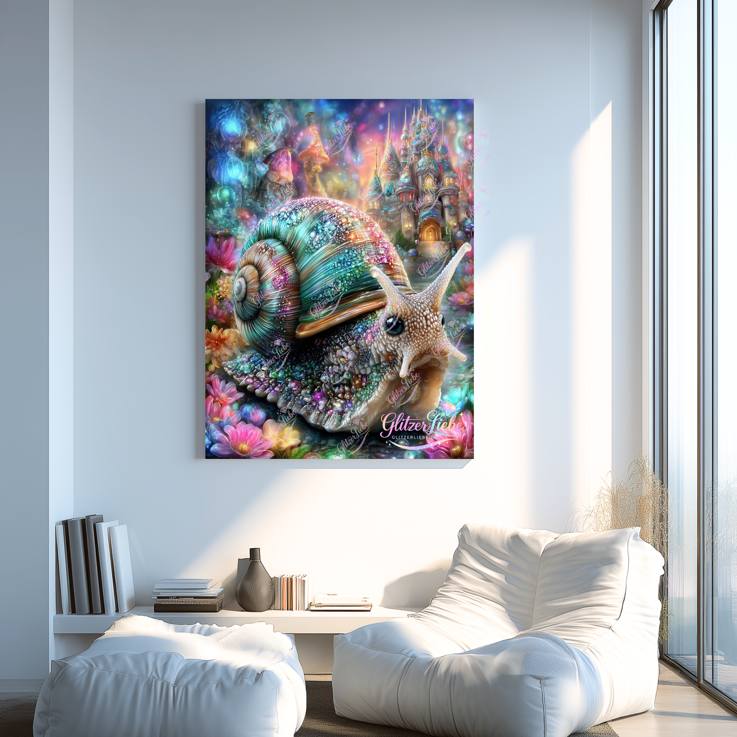 Diamond Painting "Glitzerpfad der Fantasie" by CleoDora, 60x80 cm, 200 Farben, Vorbestellung