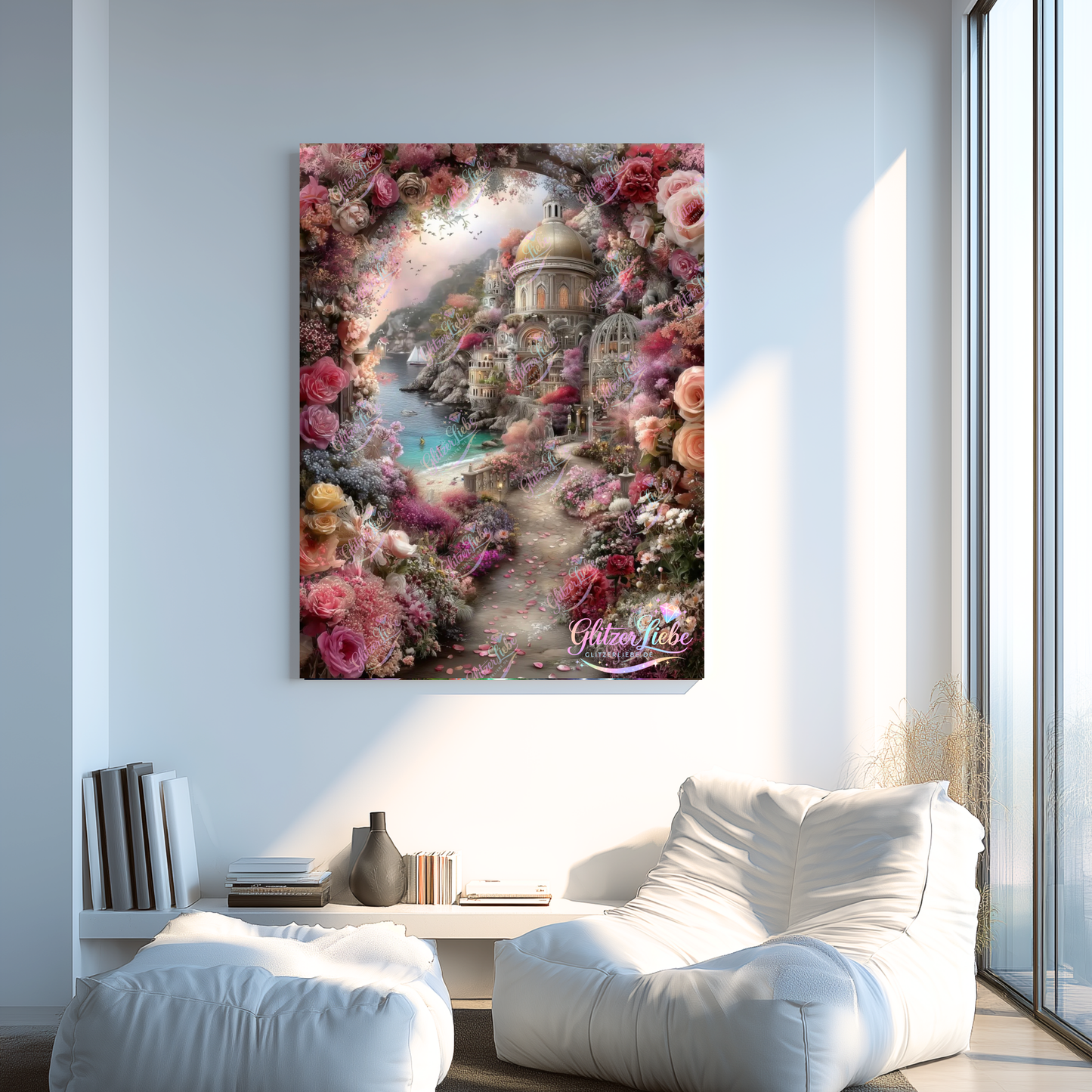 Diamond Painting "Romantica" by CleoDora, 60x80 cm, 198 Farben, Vorbestellung