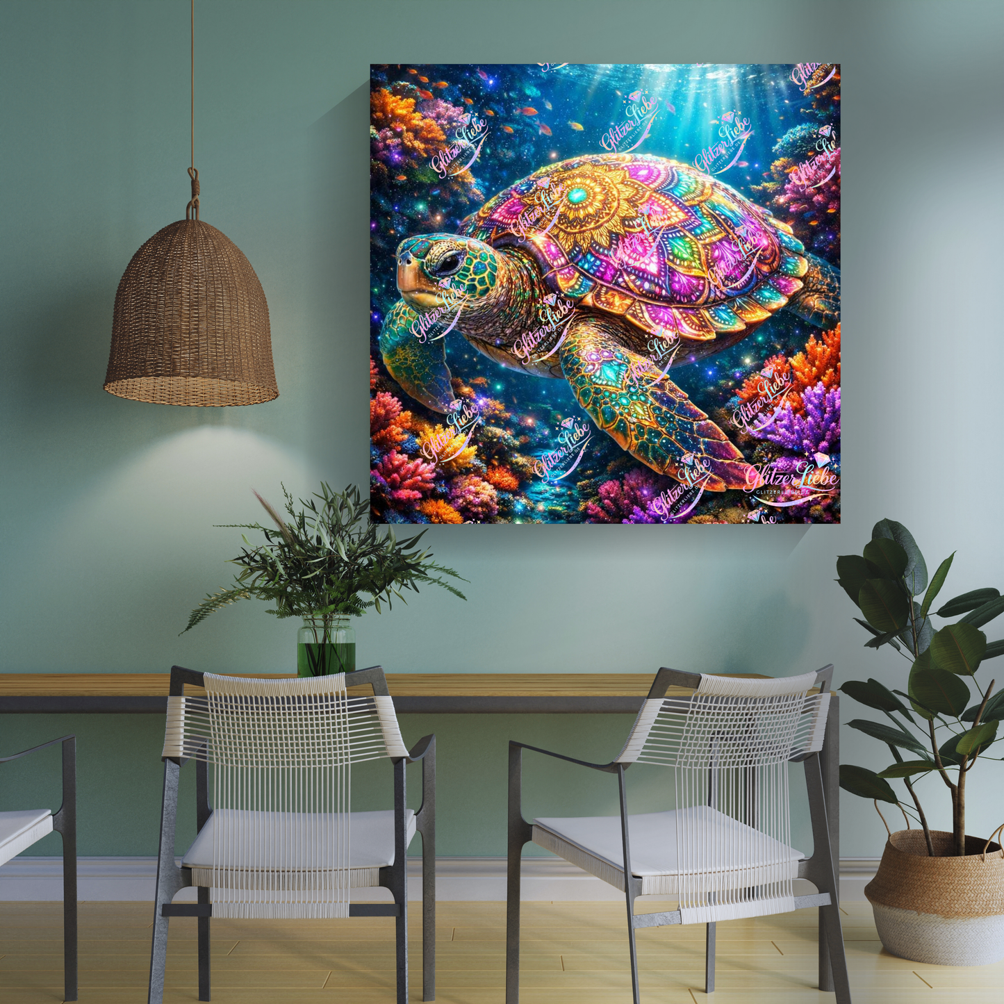 Diamond Painting "Luminous elder" by ALKIRA 75x75 cm mit 249 Farben, Vorbestellung