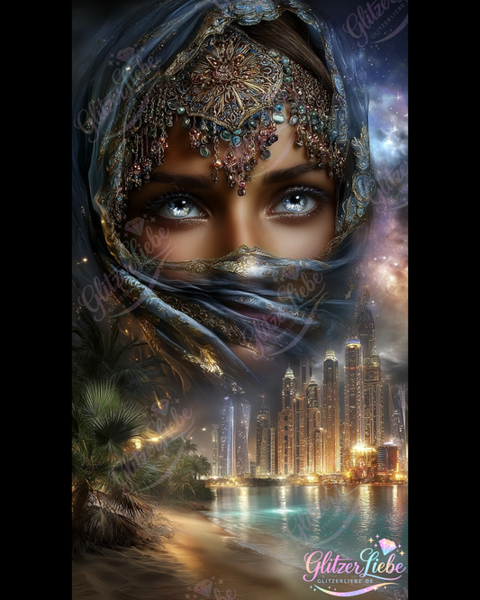 Diamond Painting "Schleier der Sterne" by Maggie, 80x140 cm, 213 Farben, Vorbestellung