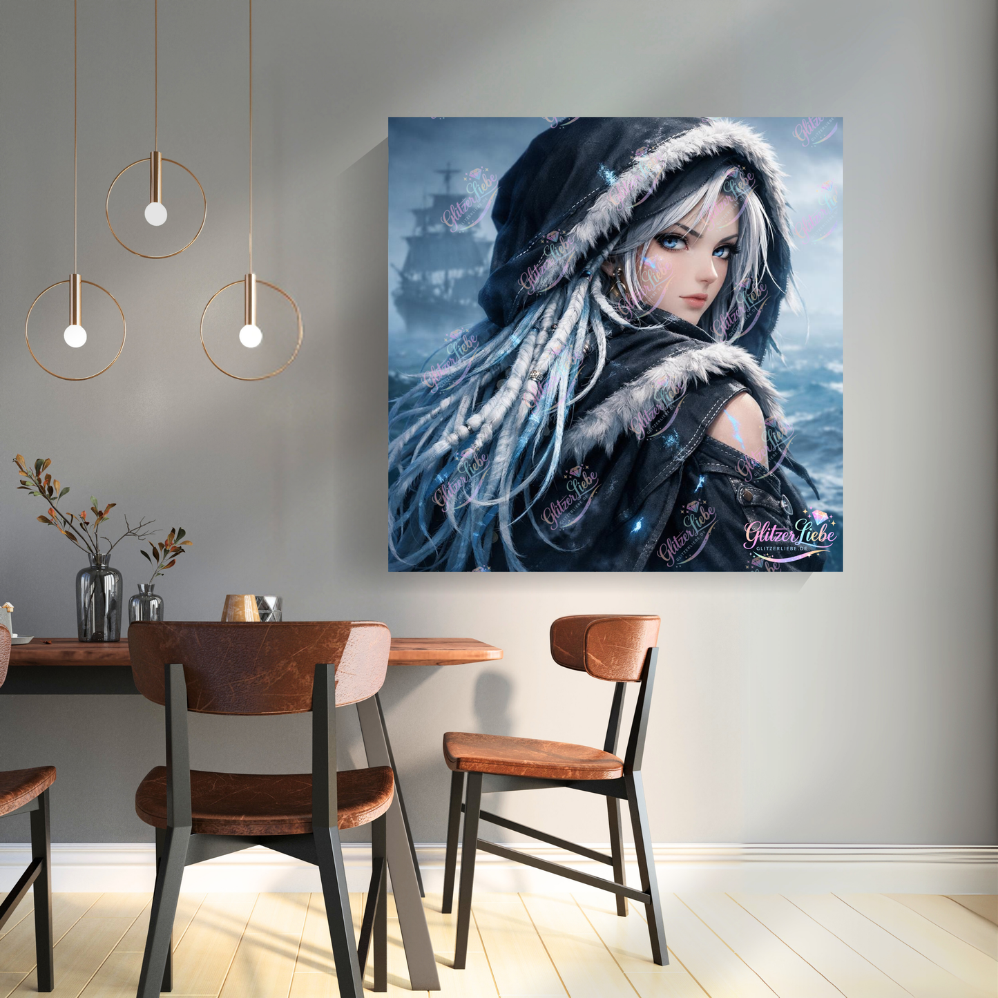Diamond Painting "Stormwraith" by ALKIRA 80x80 cm mit 119 Farben, Vorbestellung