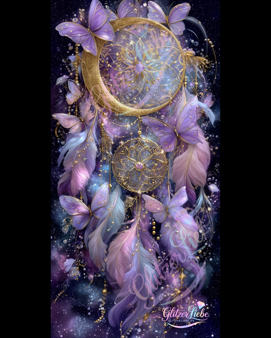 Diamond Painting "Butterfly Dreams" by Sandrietta_ai, 50x100 cm mit 158 Farben, Vorbestellung