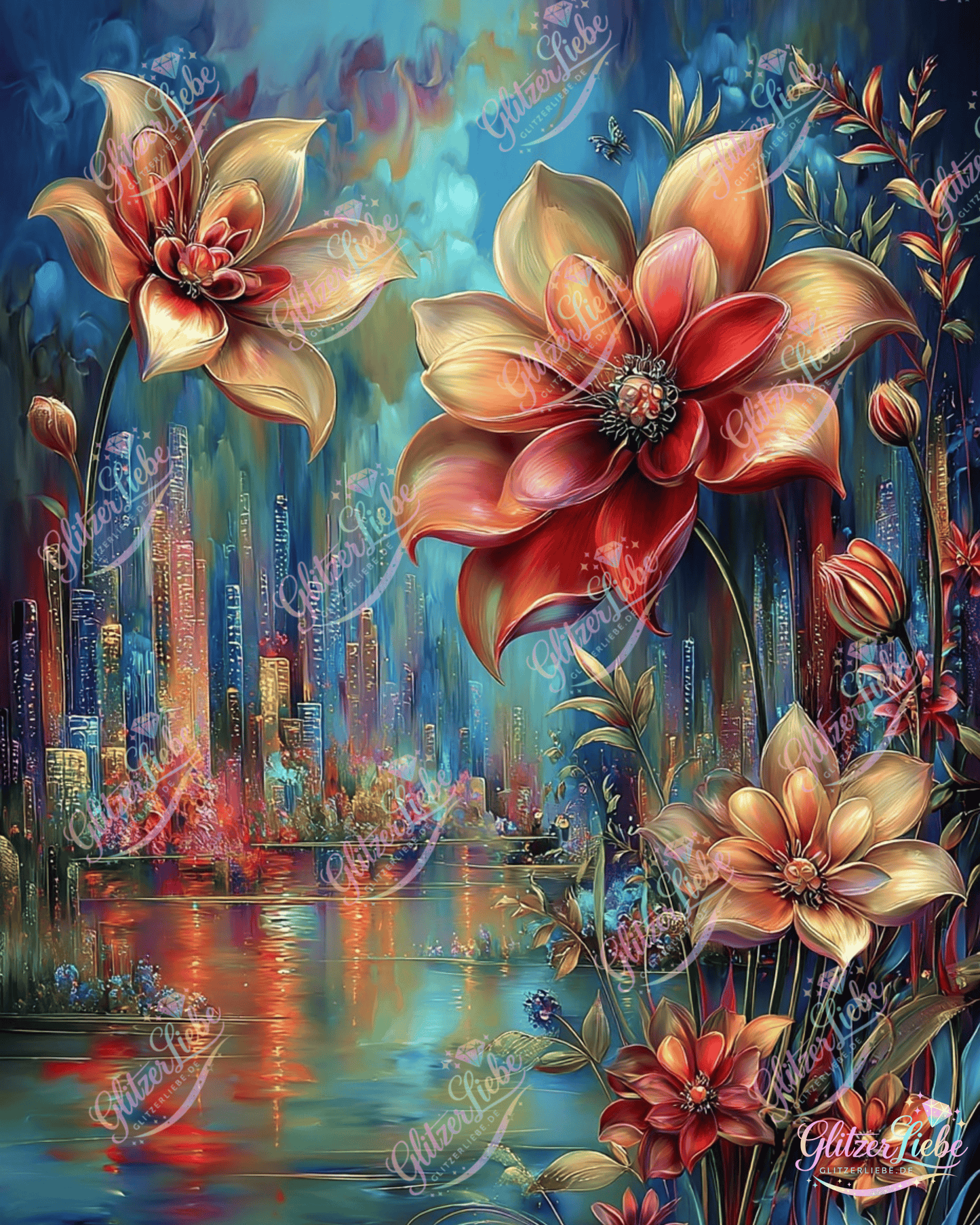 Diamond Painting "Velvet Skyline" by Maggie 80x100 cm, 324 Farben, Vorbestellung