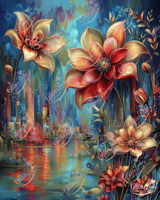Diamond Painting "Velvet Skyline" by Maggie 80x100 cm, 324 Farben, Vorbestellung