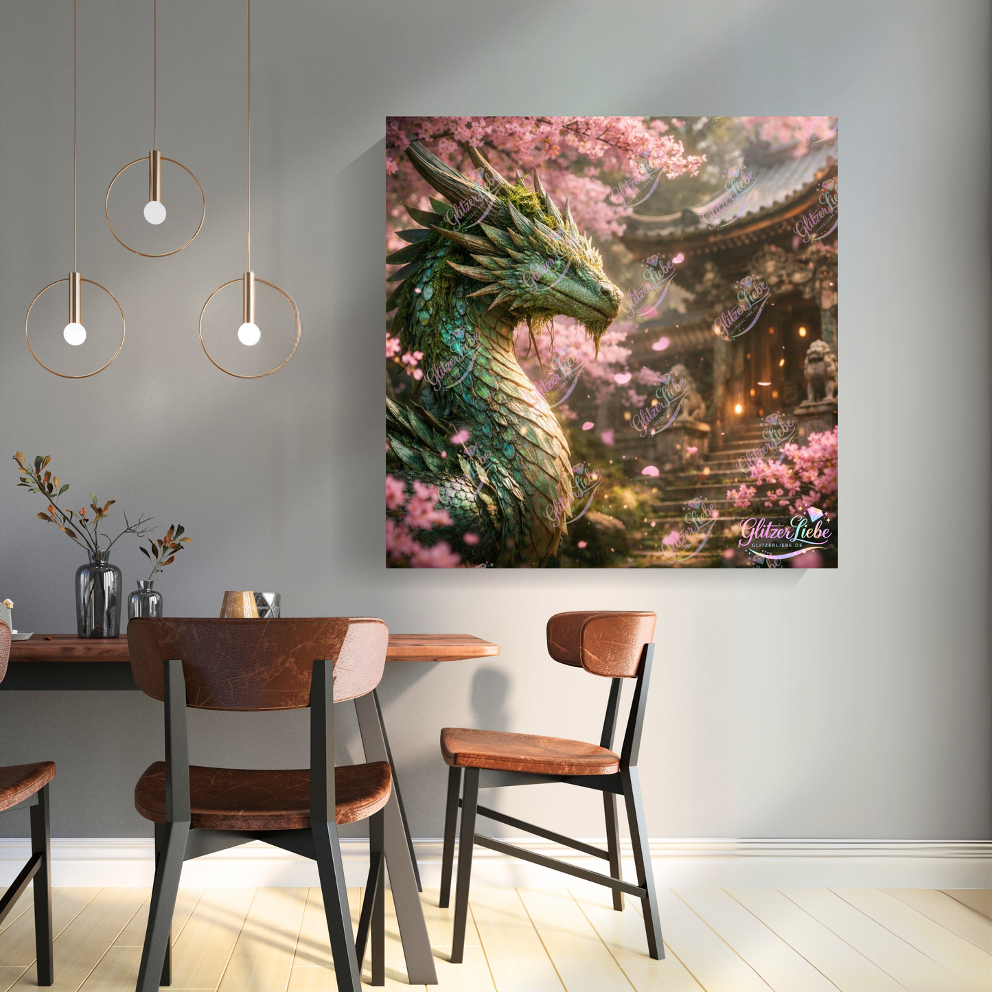 Diamond Painting "Verdant Sentinel" 80x80 cm mit 167 Farben, Vorbestellung