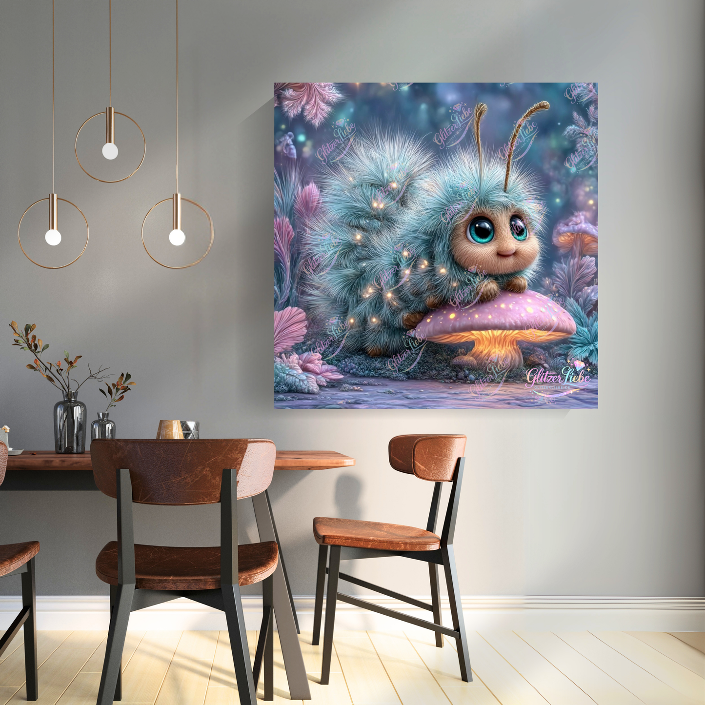 Diamond Painting "Leuchtzauber" by Sandrietta_ai 50x50 cm, 94 Farben, Vorbestellung